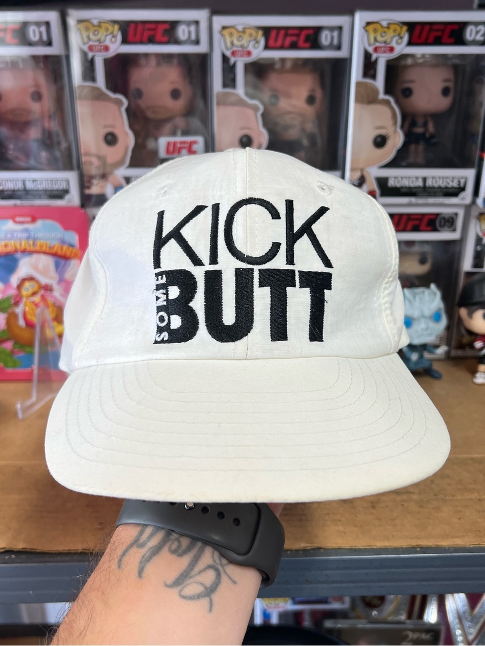 Vintage 90s Nike Kick Some Butt Snap Back Hat